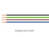 29082, Single Core Cable HELUKABEL H05V-K Size 0.5 sq.mm (Green-Yellow) photo 1