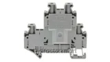 Terminal Block, Screw, 4 Poles, 800V, 30A, 0.14 ... 6mm², Grey รูปที่ 1