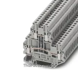 Terminal Block, Screw, 4 Poles, 800V, 30A, 0.14 ... 6mm², Grey รูปที่ 2