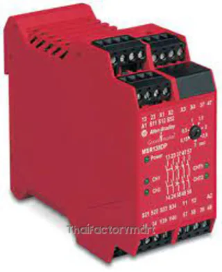 Allen-Bradley 440R-M23084 Relay, Single Function, Safety, with Delayed Outputs, 24V AC/DC