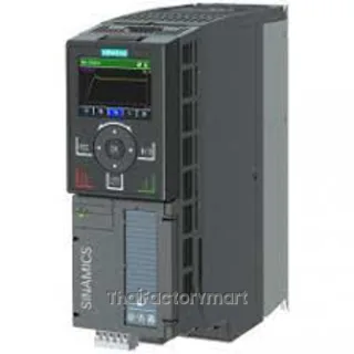SINAMICS G120XA Rated power 0.75kW 3AC 380V -20% to 440V +10% unfiltered 110% 60s per 600s with integrated IOP-2 Integrated Fieldbus: MODBUS RTU, BACnet MS/TP, USS 6DI, 4DQ, 2AI, 2AQ, 1Mot_t Protection: IP20 Frame Size: FSA 232x73x209 (HxWxD)