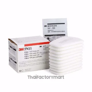 3M แผ่นกรองฝุ่น มาตรฐาน N95 รุ่น 5N11 3M Particulate Filter, 5N11, N95