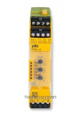 Pilz Configurable 24 VDC Safety Relay Dual Channel With 2 Safety Contacts ( 750105 ) รูปที่ 1