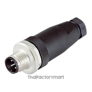 binder Circular Connector, 5 Contacts, Cable Mount, M12