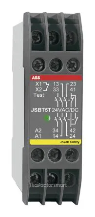 ABB 24 V ac/dc Safety Relay Dual Channel with 3 Safety Contacts and 1 Auxilary Contact
