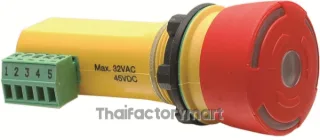 ABB, Red, Twist to Reset Mushroom Head Emergency Button INCA 1 Emergency stop