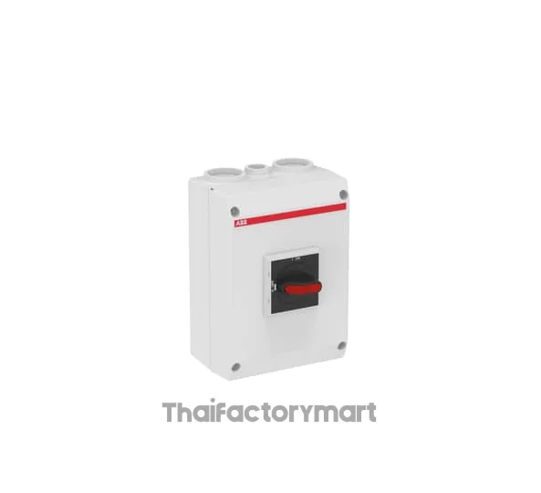 เซฟตี้สวิทช์ พร้อมกล่อง 3P 63A IP65 ENCLOSED SAFETY SWITCH OTP63B3M photo 3