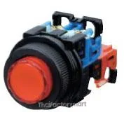 AR30E0L-11E3R : ILLUMINATE PUSHBUTTON EXTENDED ROUND 30mm. RED