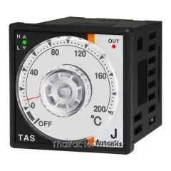 Temperature Controller, 1/16 DIN, Analog, PID Control, Relay Output, K Thermocouple, 32 to 752 F, 100-240 VAC