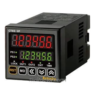 Counter and Timer, 1/16 DIN, 6 Digit, LED, 2 Preset, 2 Relay and 1 NPN Output, RS485 Communication output, 100-240 VAC