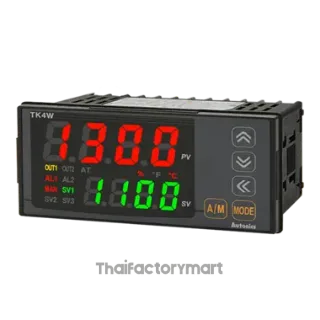 Temperature Controller, 1/8 DIN W96XH48mm, 2 Alarm+RS485, Relay Contact Output, 100-240VAC
