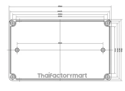 BOXCO-Plastic S-Series,IP66/67,ABS(150*250*100mm.) รูปที่ 2