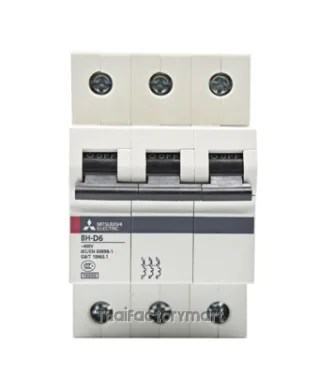 MCB 3-poles, Rated current 3A, Type D