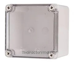 Enclosure Lift Off Cover PC Clear 4.92×4.92×3.94"