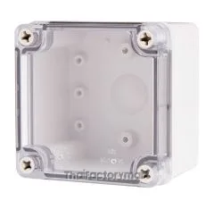 Enclosure Lift Off Cover ABS Clear 3.94×3.94×2.95"