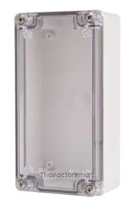 Enclosure Lift Off Cover ABS Clear 3.15×6.30×2.17"