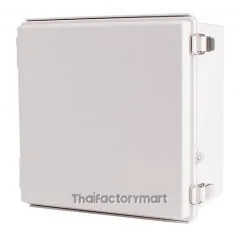 Enclosure, Hinge/Latch, ABS Gray 11.81×11.81×7.09"