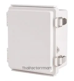 Enclosure, Hinge/Latch, PC Gray, 5.12×5.91×3.35"