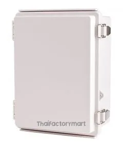 Enclosure, Hinge/Latch, ABS Gray, 6.30×8.27×3.94"