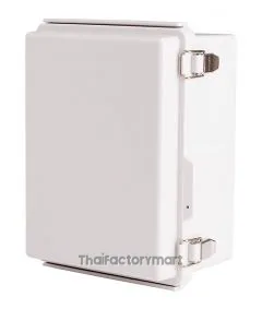 Enclosure, Hinge/Latch, PC Gray, 6.69×8.66×4.33"