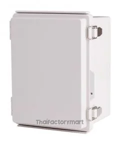 Enclosure, Hinge/Latch, ABS Gray, 6.30×8.27×5.12"