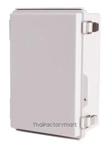 Enclosure, Hinge/Latch, ABS Gray, 7.87×11.81×5.12"