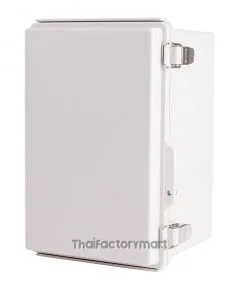 Enclosure, Hinge/Latch, ABS Gray, 7.87×11.81×7.09"