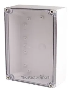 Enclosure Lift Off Cover ABS Clear 7.09×10.04×4.92
