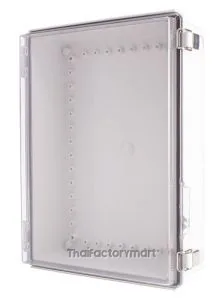 Enclosure, Hinge/Latch, PC Clear 11.81×15.75×4.72"