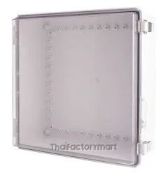 Enclosure, Hinge/Latch, PC Clear 13.78×13.78×5.91"