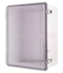 Enclosure, Hinge/Latch ABS Clear 13.78×17.72×7.87"