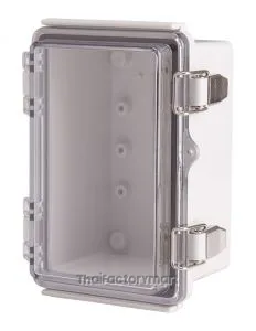 Enclosure, Hinge/Latch, PC Clear, 3.94×5.91×3.35"
