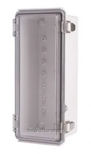 Enclosure, Hinge/Latch, PC Clear, 4.33×10.24×3.94"