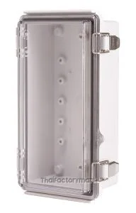 Enclosure, Hinge/Latch, PC Clear, 4.33×8.27×2.95"