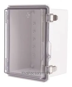 Enclosure, Hinge/Latch, PC Clear, 6.30×8.27×5.12"