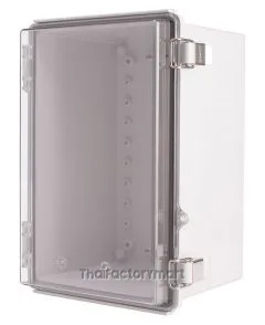 Enclosure, Hinge/Latch, PC Clear, 7.87×11.81×7.09"