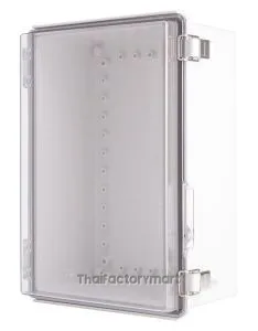 Enclosure, Hinge/Latch, PC Clear, 9.84×13.78×5.91"