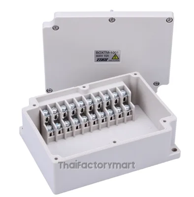 BOXTM-1001 : Box Terminal 10 Poles AC/DC 600V 15A IP65 - Togi / Toyogiken รูปที่ 3