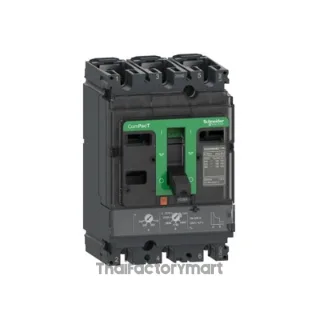 Circuit breaker ComPacT NSX100B, 25kA at 415VAC, 3 poles, TMD trip unit 32A