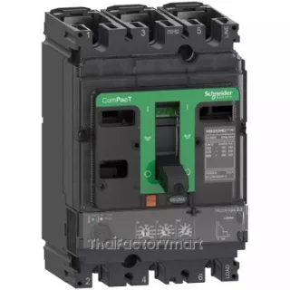 Circuit breaker ComPacT NSX250F, 36kA at 415VAC, 3 poles, Micrologic 2.2 trip unit 250A
