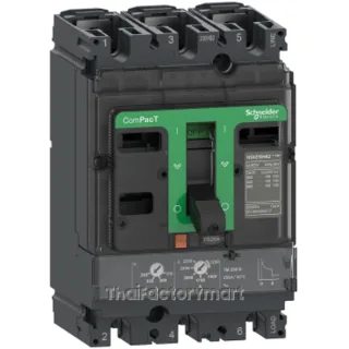Circuit breaker ComPacT NSX250F, 36kA at 415VAC, 3 poles, TMD trip unit 160A