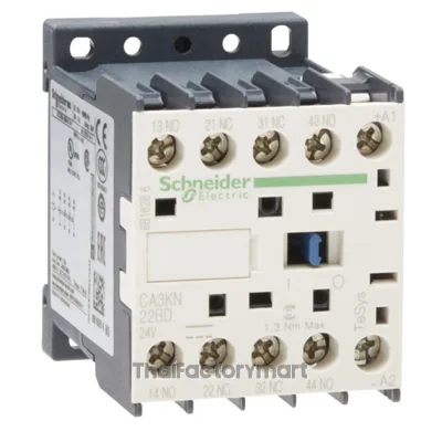 Contactor, 4 Poles, 2NO / 2NC, 10A @ 690V, 24V Coil photo 2