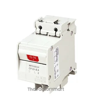 Mitsubishi Circuit Protector CP30-BA, 2 pole, 0.3A, characteristic code 2-MD
