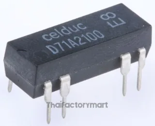 SPNO Reed Relay, 0.5 A, 5V dc