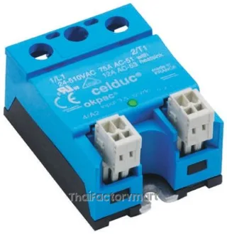 Celduc 50 A Solid State Relay, Zero Crossing, Chassis Mount, Triac, 510 V rms Maximum Load