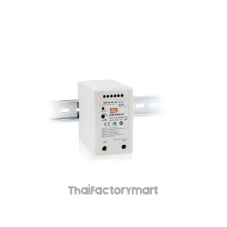 Mean Well DDRH-60-5, DIN Rail Power Supply, 76%, 5V, 10A, 50W, Adjustable