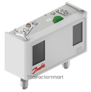 060-514966 Danfoss KP15 Dual Pressure Switch, L: -0.2 - 7.5 bar / R: 8 - 32 bar, differential L: 0.7 - 4 / R: 4 bar, SPDT+SPST(NO)