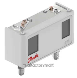 060-535666 Danfoss KP17W Dual Pressure Switch, L: -0.2 - 7.5 bar / R: 8 - 32 bar, differential L: 0.7 - 4 / R: 4 bar, SPDT