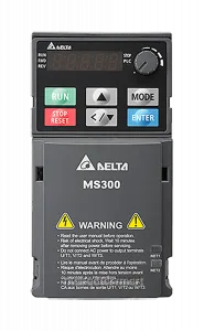 VFD1A5MS43ANSAA : VSD 0.5 HP, 0.37 kW, 380V, 3 Phase, VFD-MS300 Series