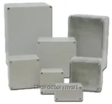 E204 : กล่องพลาสติกแบบฝาทึบ (ABS) ขนาด W150 x H150 x D80 mm รูปที่ 2